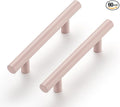 Ravinte 60 Pack | 5 Inch Cabinet Pulls Pink Stainless Steel Kitchen Drawer Pulls Cabinet Handles 5 InchLength, 3 Inch Hole Center