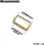 Goo-Ki Champagne Bronze Cabinet Pulls with Hole Center 2.5''(64MM),Modern Zinc Alloy Finger Pulls for Drawer,Wardrobe,Cupboard,6 Pack