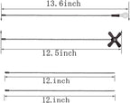 Ceiling Fan Pull Chain Extender, 𝟮𝟰 𝗶𝗻𝗰𝗵 Extra Long with Decorative Frosted Glass Bulb and Fan Cord,Fit All Standard 3mm Diameter Ceiling Fans (Antique)