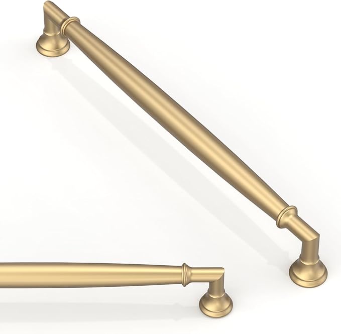 10 Pack Champagne Bronze Cabinet Pulls 7.5 Inch(192mm) Kitchen Cabinet Handles Solid Zinc Alloy Cabinet Hardware Drawer Pulls