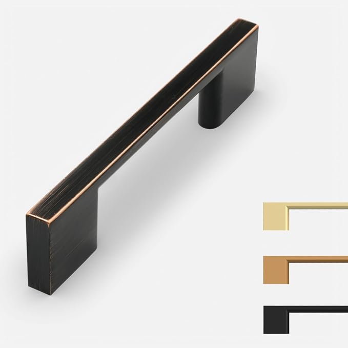 10 Pack Oil Rubbed Bronze Cabinet Pulls 3 Inch Cabinet Handles Kitchen Cabinet Hardware Kitchen Handles for Cabinets Bronze Dresser Pulls Kitchen Pulls