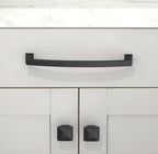 10 Pack Matte Black Cabinet Pulls 6.3 Inch(160mm) Kitchen Cabinet Handles Solid Zinc Alloy Cabinet Hardware Drawer Pulls