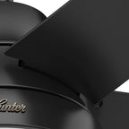 Hunter 51314 Aerodyne Ceiling Fan 52 inches Matte Black