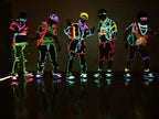 7 Pack 9ft Neon Light El Wire w/Battery Pack (Green, Blue, Red, Orange, Purple, White, Pink)