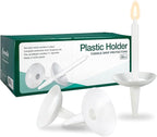 Concordia Supply Candlelight Service Reusable Plastic Candle Holders for Candlesticks - 250 Pcs. Candle Protector for Church Vigils, Memorial Candles, Congregational Candles, & Christmas Eve Candles