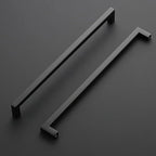Ravinte 20 Pack Black Cabinet Pulls 12-3/5 Inch Square Kitchen Cabinet Handles Matte Black Kitchen Hardware for Drawer Pulls Drawer Handles Come with Screwdriver