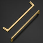 Amerdeco 10 Pack Champagne Bronze Cabinet Pulls 10 Inch(256MM) Hole Centers Kitchen Cabinet Handles Hardware Kitchen Handles for Cabinets Cupboard Handles Drawer Pulls ZH0041