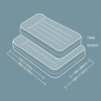 Intex Pillow Dura-Beam Series Rest Raised Airbed with Internal Pump (2020 Model)