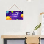 Personalized Sign Outer Space Room Decor, Inspirational Space Art Print Space Wall Art For Boys Room Decorations, Galaxy Stars Picture Posters For Kids Bedroom Nursery Decor