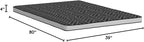 MAXYOYO Black Geometric Pattern Futon Mattress, Japanese Floor Mattress Quilted Bed Mattress Topper, Extra Thick Folding Sleeping Pad Breathable Floor Lounger Guest Bed for Camping Couch, Twin