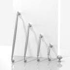 10 Pack Brushed Satin Nickel Cabinet Pulls 5 Inch(128mm) Kitchen Cabinet Handles Solid Zinc Alloy Cabinet Hardware Drawer Pulls