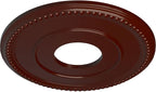 Ekena Millwork CM12BRBMF 12 1/2"OD x 3 7/8"ID x 3/4"P Bradford Ceiling Medallion, Brushed Mahogany