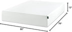 ZINUS 12 Inch King Green Tea Memory Foam Mattress [New Version], Fiberglass free, Medium Firm Feel, Zoned Pressure Relief, Certified Safe Foams & Fabric, Mattress in A Box