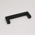 Matte Black Cabinet Pulls Kitchen Drawer Door Flat Square Bar Goldenwarm Pull, 3 3/4 Inch in Hole Center 35 Pack, LSJ12BK96, Modern Black Hardware for Cabinets