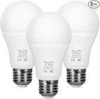 Vgogfly Dusk to Dawn Light Bulb 7W Smart Dusk Till Dawn LED Photo Sensor Bulbs E26 Base Socket Outdoor Indoor Lighting Lamp Auto On/Off (Cool White, 3-Pack)