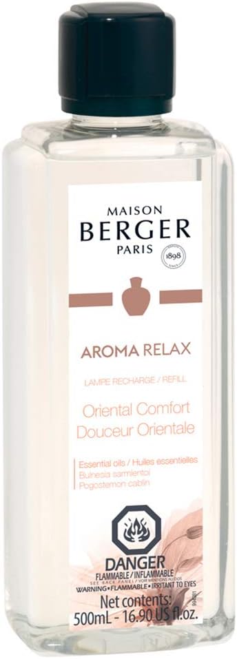 Oriental Comfort - Lampe Berger Fragrance Refill for Home Fragrance Oil Diffuser - 16.9 Fluid Ounces - 500 milliliters