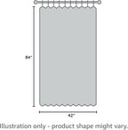 NICETOWN Long Curtains for Windows, Eyelet Top Room Darkening Panels/Drapes for Living Room (Beige, 2 Panels, W42 x L84 inches)