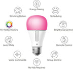 Kasa Smart Light Bulbs, 1000 Lumens High Brightness, 16M Color Changing, Dimmable Smart WiFi Light Bulb, Compatible with Alexa and Google Home, A19, 2.4GHz Wi-Fi only, No Hub Required, KL135(4-Pack)