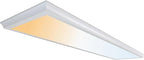 Ultralux Framed 1x4 ft LED Light Panel - CCT Switchable Surface Mount Light with Integrated Frame for Kitchen, Home & Office - TRIAC Dimmable, 5 CCT Adjustable Color Temperature (White, 1 Pack)