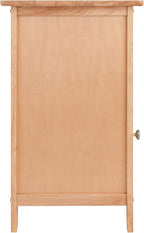 Winsome 25 x 18.9 x 14.96-Inch Composite Wood End/Night Table with Satine Nickel Knob, Natural (81115)