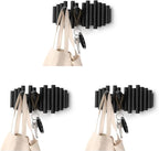 Umbra Picket Rail Hook for Entryways, Black (Pack of 3)