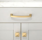 AR004 10 Pack Champagne Bronze Cabinet Pulls 5 Inch(128mm) Kitchen Cabinet Handles Solid Zinc Alloy Cabinet Hardware Drawer Pulls
