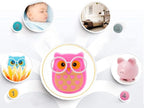 2 PCS Owl LED Plug in Night Light for Kids- Wall Lamp Take Good Care Children Sleep Light Sensor Auto Controlled Nightlights for Baby Nursing (Blue+Pink)