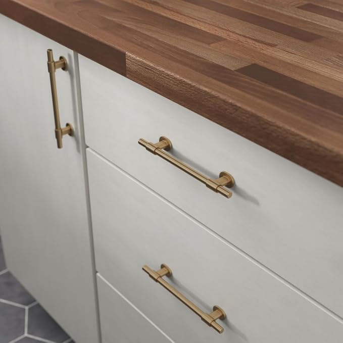Franklin Brass Adjusta-Pull (5-Pack) Adjustable Drawer Pulls | Fits 1-3/8 to 6-5/16 Inch Hole Centers | Champagne Bronze Cabinet Handles| Francisco P44365-CZ-B