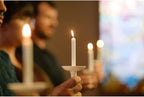 Concordia Supply Candlelight Service Reusable Plastic Candle Holders for Candlesticks - 50 Pcs. Protector for Church Vigils, Memorial, Congregational, & Christmas Eve Candles