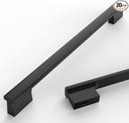 Asidrama 20 Pack 9 Inch(228mm) Matte Black Kitchen Cabinet Handles, Cabinet Pulls Kitchen Cabinet Hardware for Cupboard Drawer Pulls