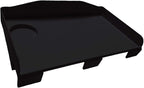 Modern Innovations Bedside Shelf for Bed, College Dorm Room, Bunk Bed Shelf/Caddy for Top Bunk, Clip On Nightstand Tray with Cord and Cup Holder for Table Storage (Black)