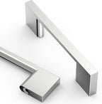 Asidrama 10 Pack 3 Inch(76mm) Polished Chrome Kitchen Cabinet Handles, Cabinet Pulls Kitchen Cabinet Hardware for Cupboard Drawer Pulls