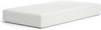Signature Design by Ashley Twin Size Chime 10 Inch Medium Firm Memory Foam Mattress with Green Tea & Charcoal Gel for Pressure Relief, Fiberglass Free, Mattress In A Box