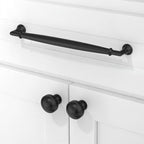 10 Pack Matte Black Cabinet Pulls 10 Inch(254mm) Kitchen Cabinet Handles Solid Zinc Alloy Cabinet Hardware Drawer Pulls