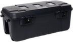 Plano Sportsman's Trunk, Medium 3 Pack, Black, Lockable Storage Box, Medium Storage Bins for Indoor and Outdoor Spaces, Easy to Carry, Secure and Transport, Airline Friendly