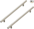 JOY DECOR 60 Pack Cabinet Handles, Brushed Nickel Cabinet Pulls, 7-1/2 in Hole Center Kitchen Cabinet Handles, Stainless Steel T Bar Handles for Dresser Drawers
