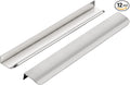 Ravinte Hardware 12 Pack Silver Cabinet Handles, 11.8 Inch (300mm) Finger Edge Pulls, 8.8 Inch Hole Center, Finger Pulls for Cabinets