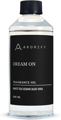 Dream On Diffuser Oil, 16.9 FL Oz, 500 mL, Luxury Hotel Scent Diffuser Oil for Home, Office & Spa, Fragrance Essential Oils for Aromatherapy, Aloe Vera & Cedarwood.