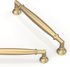 10 Pack Champagne Bronze Cabinet Pulls 5 Inch(128mm) Kitchen Cabinet Handles Solid Zinc Alloy Cabinet Hardware Drawer Pulls