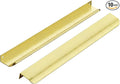 Ravinte Hardware 10 Pack Gold Cabinet Handles, 11.8 Inch (300mm) Finger Edge Pulls, 8.8 Inch Hole Center, Finger Pulls for Cabinets