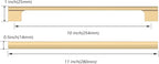 Asidrama 10 Pack 10 Inch(254mm) Champagne Bronze Cabinet pulls Kitchen Cabinet Handles, Kitchen Cabinet Hardware for Cupboard Drawer Pulls