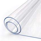 18 x 36 " Clear Plastic Dining Table Protector Waterproof PVC Vinyl Desk Pad Mat Wooden Furniture Coffee Entry Entryway Tall Hallway Console Corner End Side Bar Cabinet Tablecloth Top Protection Cover