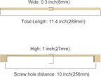 Asidrama 20 Pack 10 Inch(256mm) Brushed Brass Kitchen Cabinet Handles, Cabinet Pulls Kitchen Cabinet Hardware for Cupboard Drawer Pulls