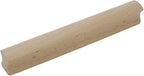 6Pcs Unfinished Beech Wood Solid Furniture Pulls Handles,Unfinished Unpainted Paintable Wooden Handles Cupboard Closet Drawer Handle Pull,Length 6.3",Hole Dis.5.04"