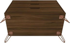 Manhattan Comfort Rockefeller 3 Drawer Dresser for Bedroom Storage, Nursery, Closet, Living Room, Entryway, TV Stand for Screens up to 32 Inches, Anti-Tip Kit Included, Set of 1, Brown