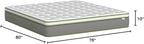 Novilla King Size Mattress, 10 Inch Hybrid Pillow Top King Mattress in a Box with Gel Memory Foam & Individually Wrapped Pocket Coils Innerspring for a Cozy & Peaceful Sleep