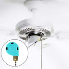 Ceiling Fan Switch ZE-268S6 3 Speed 4 Wire Bronze Zing Ear For Ceiling Light Fans Lamps and Wall Lights Pull Chain Switch Replacement On-Off with Pull Chain,1 Pack