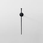 Aspar Wall Sconce, Modern Candle Holder with Elegant Hook Design, Versatile Decorative Lighting for Indoor Wall Decor and Ambiance Setting, Black (Candle Not Included)