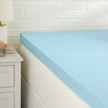 Amazon Basics Twin XL Mattress Topper, Cooling Gel-Infused, CertiPUR-US Certified, 3 Inches, Blue