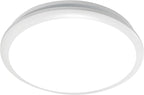 Homewerks 7141-80 Bathroom Fan Integrated LED Light Ceiling Mount Exhaust Ventilation 1.1 Sones 80 CFM, White